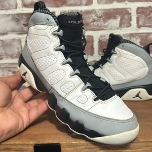 Nike Air Jordan 9 Retro Barons Youth Sz6Y (Missing Insoles)